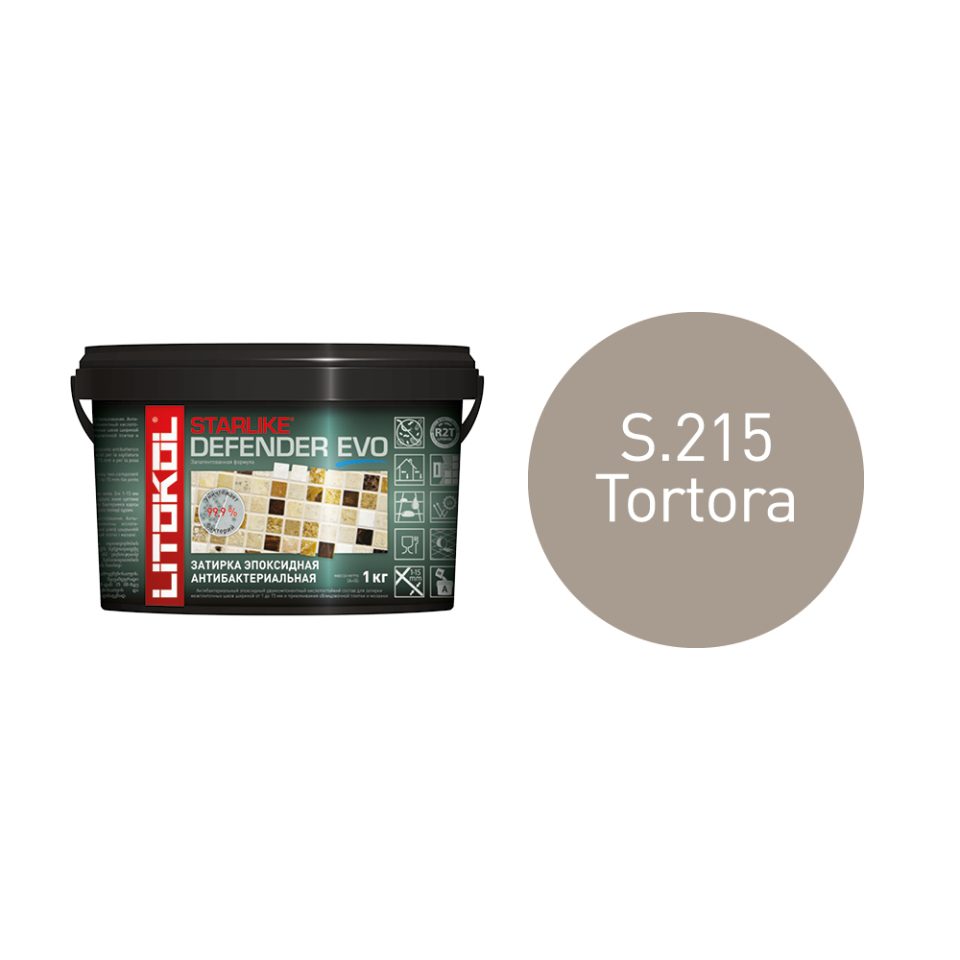 Купить STARLIKE Defender EVO S.215 TORTORA антибакт.затир.смесь 2kg bucket в Самаре #2