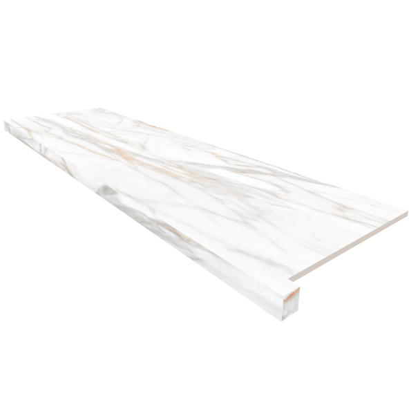 Купить Подоконник угловой SM02 33х120 непол. с боковым выступом (левый) в Санкт-Петербурге-1