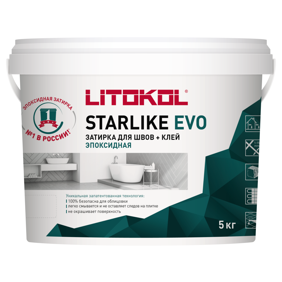 Купить STARLIKE EVO S.210 GREIGE затир.смесь (5kg bucket) в Самаре