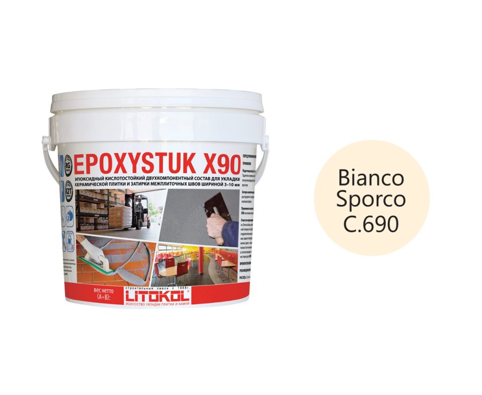 Купить EPOXYSTUK X90 C.690 BIANCO SPORCO 10kg bucket в Самаре #2