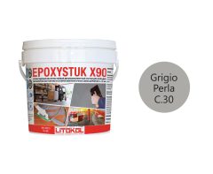 Купить EPOXYSTUK X90 C.30 GRIGIO PERLA 10kg bucket в Самаре #2