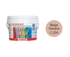 Купить LITOCHROM Starlike C.354 СOLORCRYSTAL BeigeHavana 2,5kg bucket в Самаре