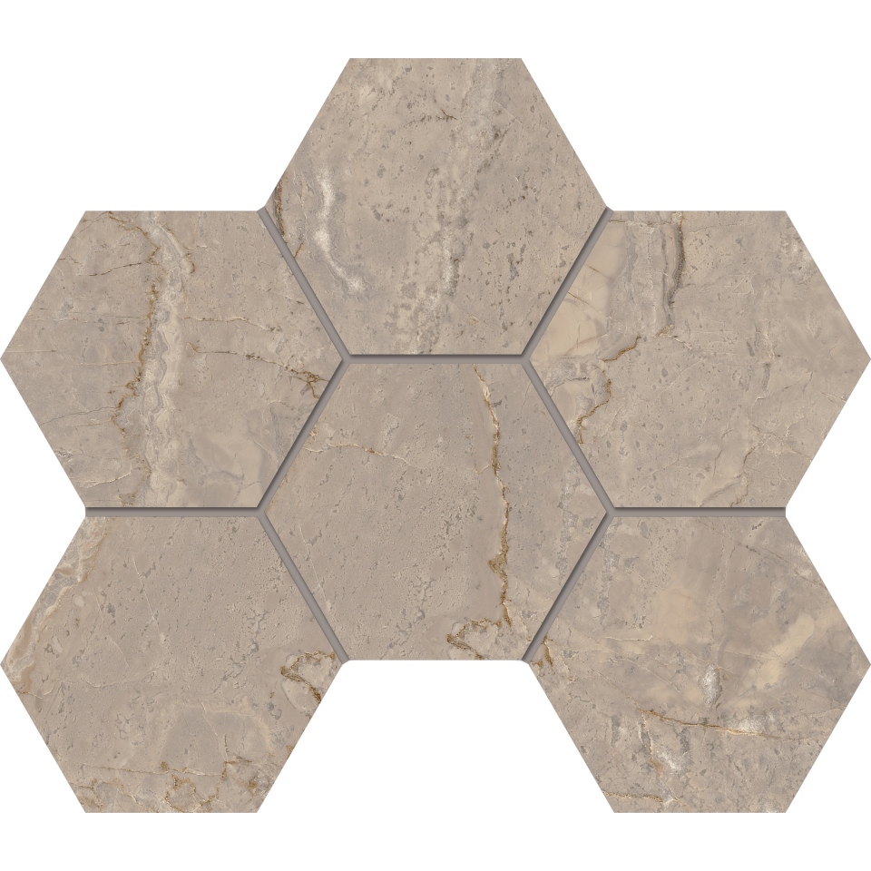 Купить Мозаика BR02 Гексагон 25x28,5x9 полир. в Самаре