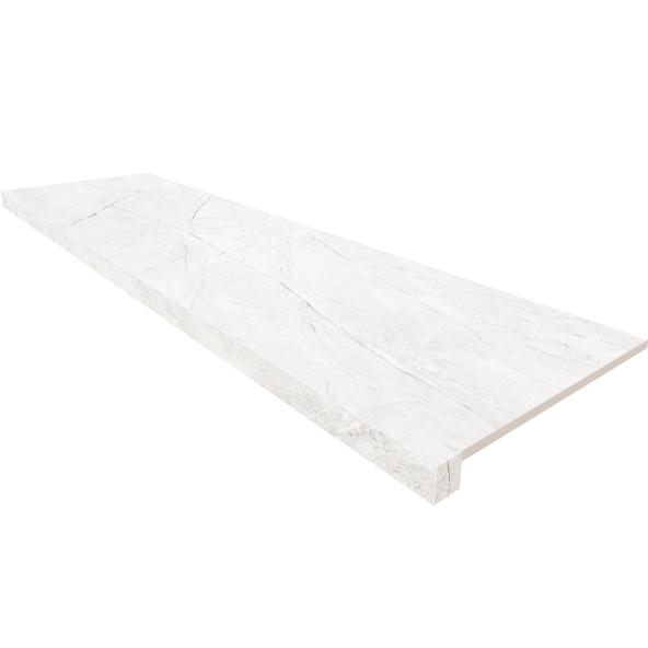 Купить Подоконник угловой NL00 33х120 непол. без бокового выступа (правый) в Белгороде-1