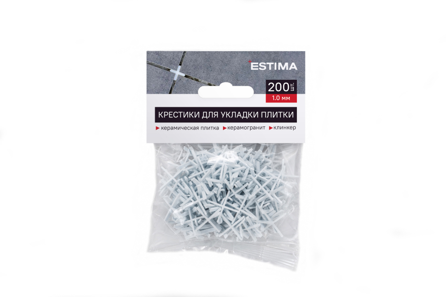 Купить Крестики для плитки 1,5 мм Estima PROFI (200 шт) в Москве-2