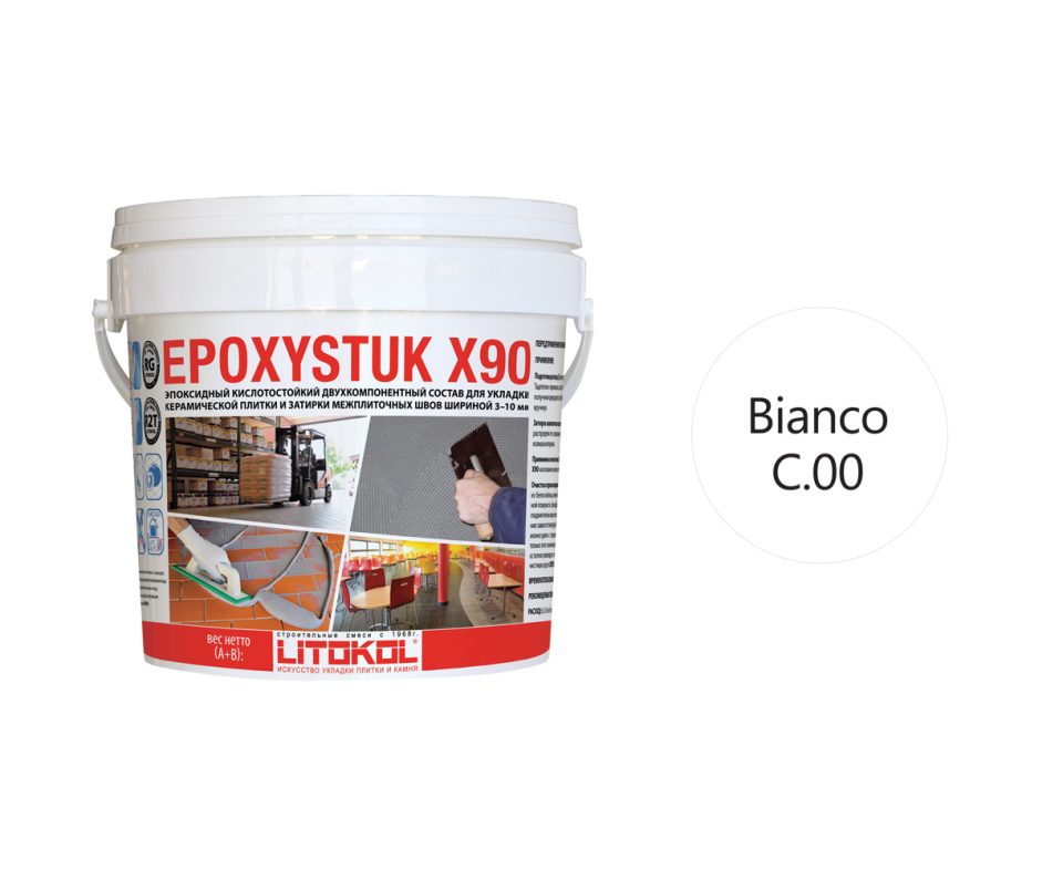 Купить EPOXYSTUK X90 C.00 BIANCO 5kg bucket в Самаре #2