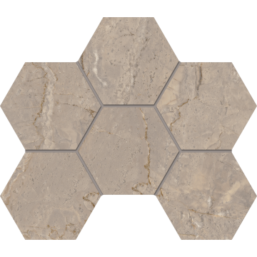 Купить Мозаика BR02 Hexagon 25x28,5 непол. в Казани-1