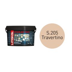 Купить STARLIKE EVO S.205 TRAVERTINO затир.смесь (1kg bucket) в Самаре #2
