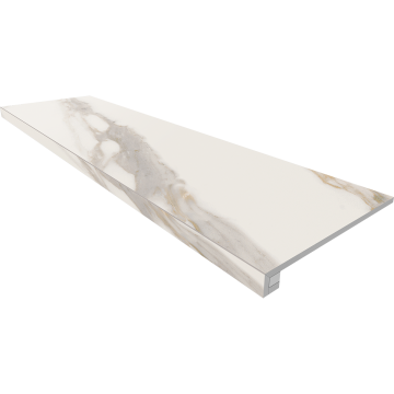 Купить Комплект (Ступень RM01 (33x120x9) непол. (прямоугол. бортик) без насечек + Подступенок (14,5x120x9)) в Самаре