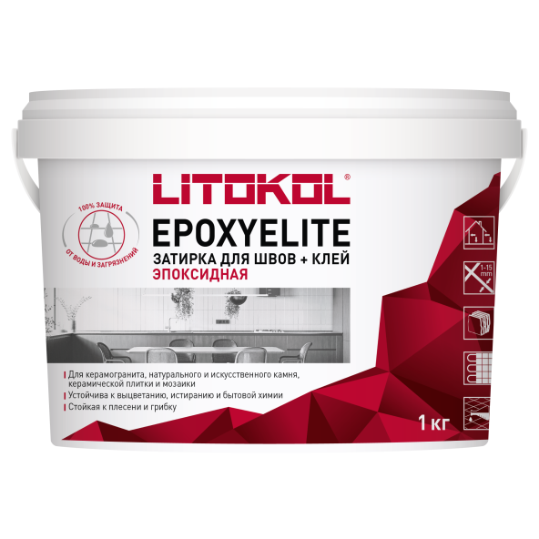 Купить EpoxyElite E.04 ПЛАТИНА затир. смесь 1,0 kg bucket в Нижнем Новгороде-1