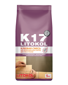 Купить LITOKOL K17 (С1) - клеевая смесь 5kg Al.bag в Самаре