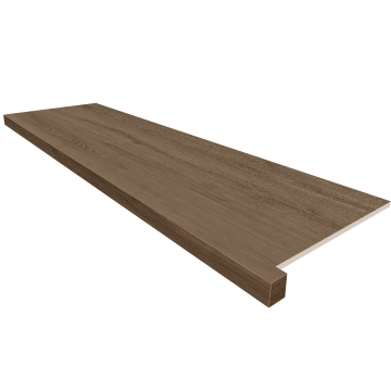 Подоконник угловой AV03 33х160 непол. с боковым выступом (правый)