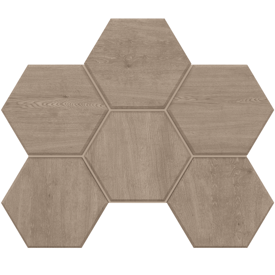 Купить Мозаика CW02 Гексагон 25x28,5x9 непол. в Самаре