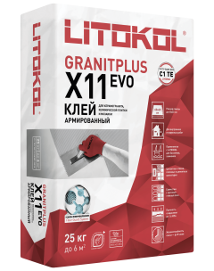 Купить LitoKol X11 EVO серый-клеевая смесь 25kg bag в Самаре