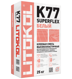 Купить SuperFlex K77 белый-клеевая смесь 25kg bag в Самаре #2