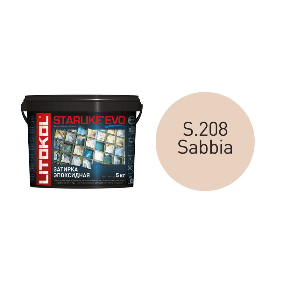 Купить STARLIKE EVO S.208 SABBIA затир.смесь (5kg bucket) в Самаре #2