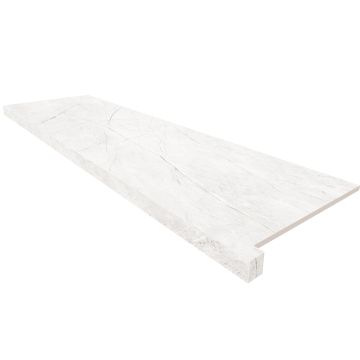 Купить Подоконник угловой NL00 33х120 полир. с боковым выступом (левый) в Нижнем Новгороде