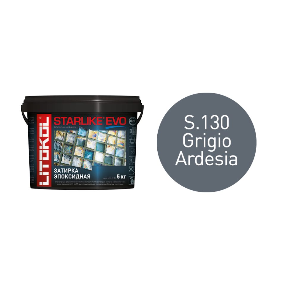 Купить STARLIKE EVO S.130 GRIGIO ARDESIA затир.смесь (5kg bucket) в Самаре #2