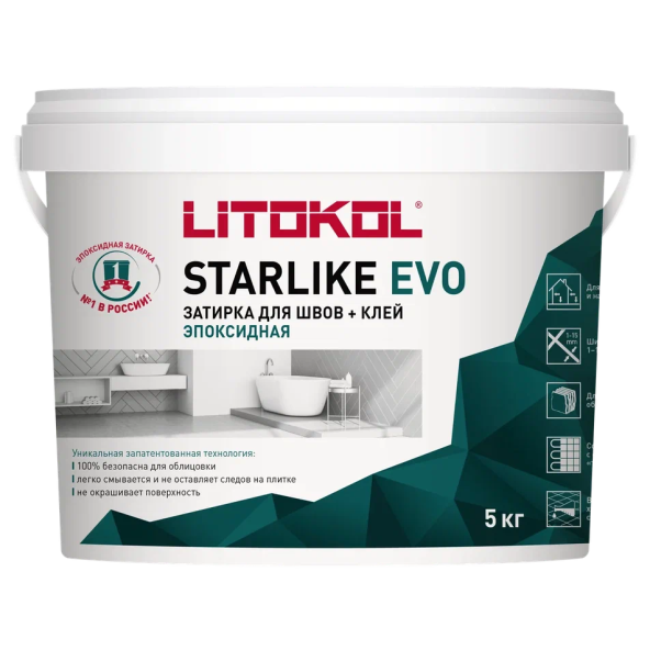 Купить STARLIKE EVO S.820 AZZURRO TAORMINA затир.смесь (5kg bucket) в Москве-1