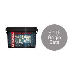 Купить STARLIKE EVO S.115 GRIGIO SETA затир.смесь (1kg bucket) в Самаре #2