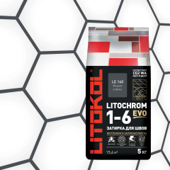Купить LITOCHROM 1-6 EVO LE 140 мокрый асфальт 5kg Al.bag в Самаре