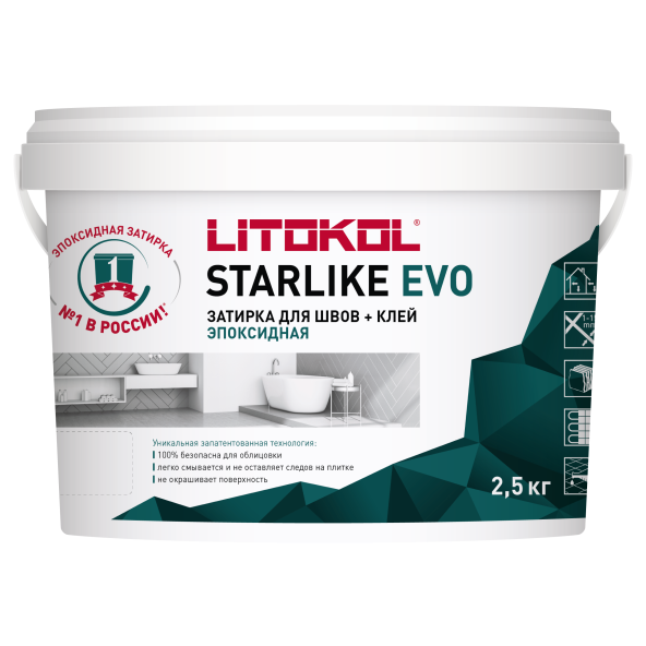 Купить STARLIKE EVO S.240 MOKA эпоксидный состав 2,5kg bucket в Москве-1