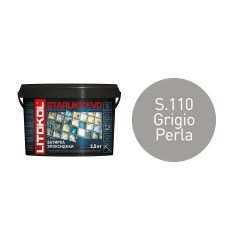 Купить STARLIKE EVO S.110 GRIGIO PERLA затир.смесь (2,5kg bucket) в Самаре #2