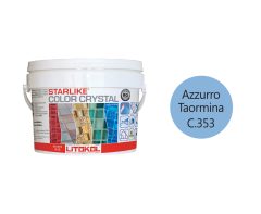 Купить LITOCHROM Starlike C.353 СOLORCRYSTAL AzzurroTaor. 2,5kg bucket в Самаре