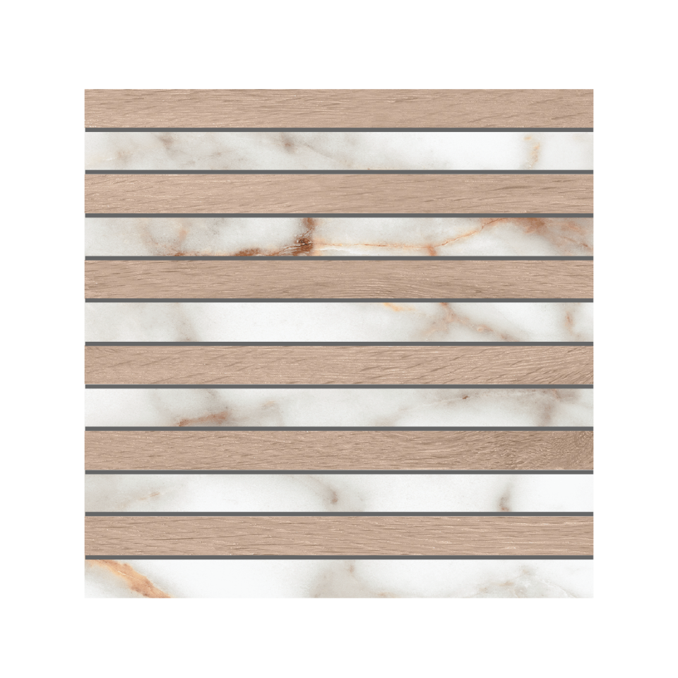 Купить Мозаика SM03/SI01 Фасция 30x30x9 непол. в Самаре