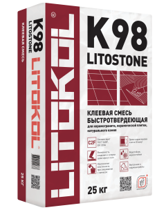 Купить LitoStone К98 серый-клеевая смесь 25kg bag в Самаре #2