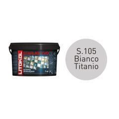 Купить STARLIKE EVO S.105 BIANCO TITANIO затир.смесь (1kg bucket) в Самаре #2